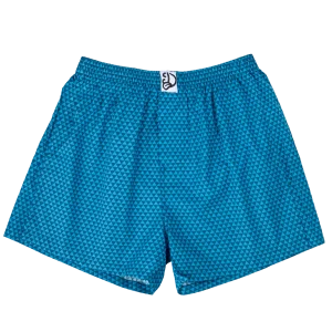 Calzoncillos estampados para hombre Azul esmeralda