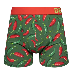 Bóxeres alegres para hombre Pimientos picantes