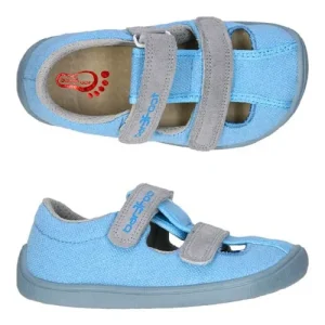 Sandalias Respetuosas 3F Barefoot Azul Gris