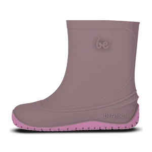 Botas de agua barefoot para niños Be Lenka Pudds - Rosa empolvado