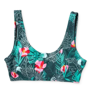Top alegre de bikini deportivo Selva tropical