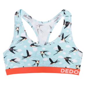 Bralette alegre para mujer Golondrinas