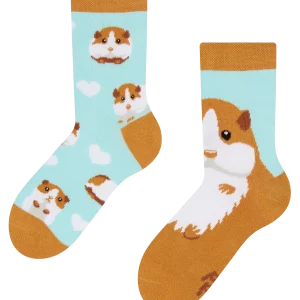 Calcetines infantiles alegres Conejillo de Indias