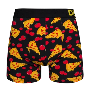 Bóxeres alegres para hombre Pizza de queso