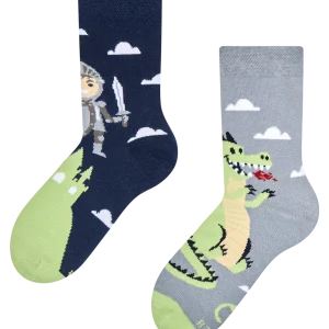 Calcetines infantiles alegres Caballero valiente
