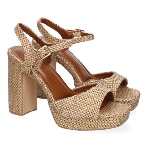 Sandalia de Tacón para Mujer, Comodas y Elegantes, Diseño Moderno con Pala Abierta