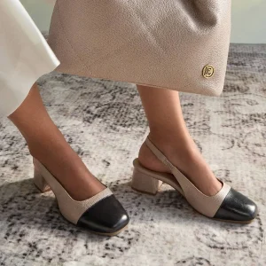 Zapato Cerrado con Tacón – Ref. Z-3119 Moka y Negro