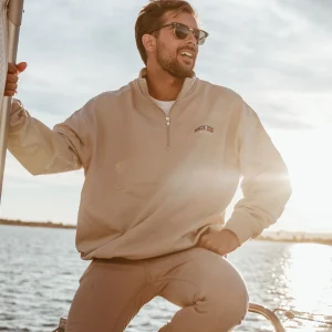 SUDADERA ISLA - ARENA