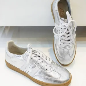 Tenis en Cuero – Ref. Z-3116 Plata