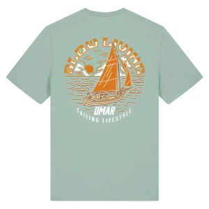 CAMISETA DE VIDA LENTA - VERDE ALOE