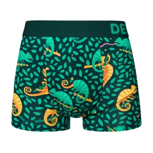Bóxeres de pierna corta para hombre Camaleón a la caza