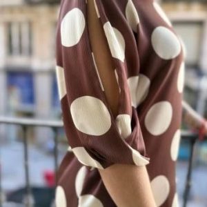 Blusa de Topos Elina de ADET (Ref.2626260-ADT)