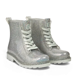 Botas de agua infantiles Purpurina arco iris perfumado