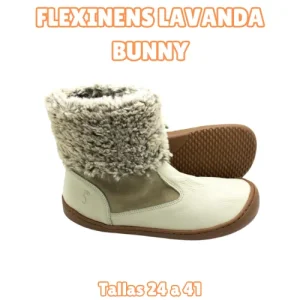 Botas Respetuosas FlexiNens Lavanda Bunny Arena