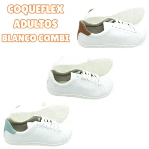 Deportivas Respetuosas Adulto CoqueFlex Blanco Combi