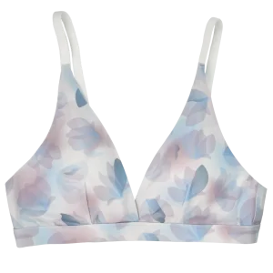 Bralette triangular sin costuras para mujer Pétalos de mañana
