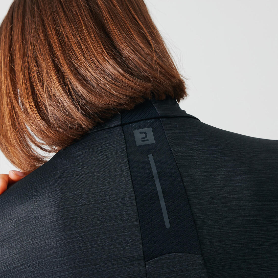 Camiseta transpirable manga larga de Running mujer - Kiprun Run 100 Dry negro - Imagen 4