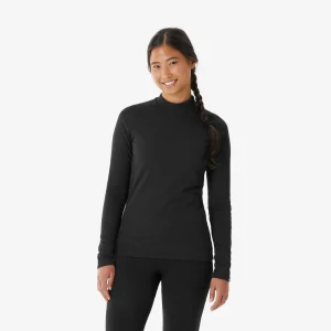 Camiseta térmica interior de esquí y nieve Mujer Wedze Ski BL100