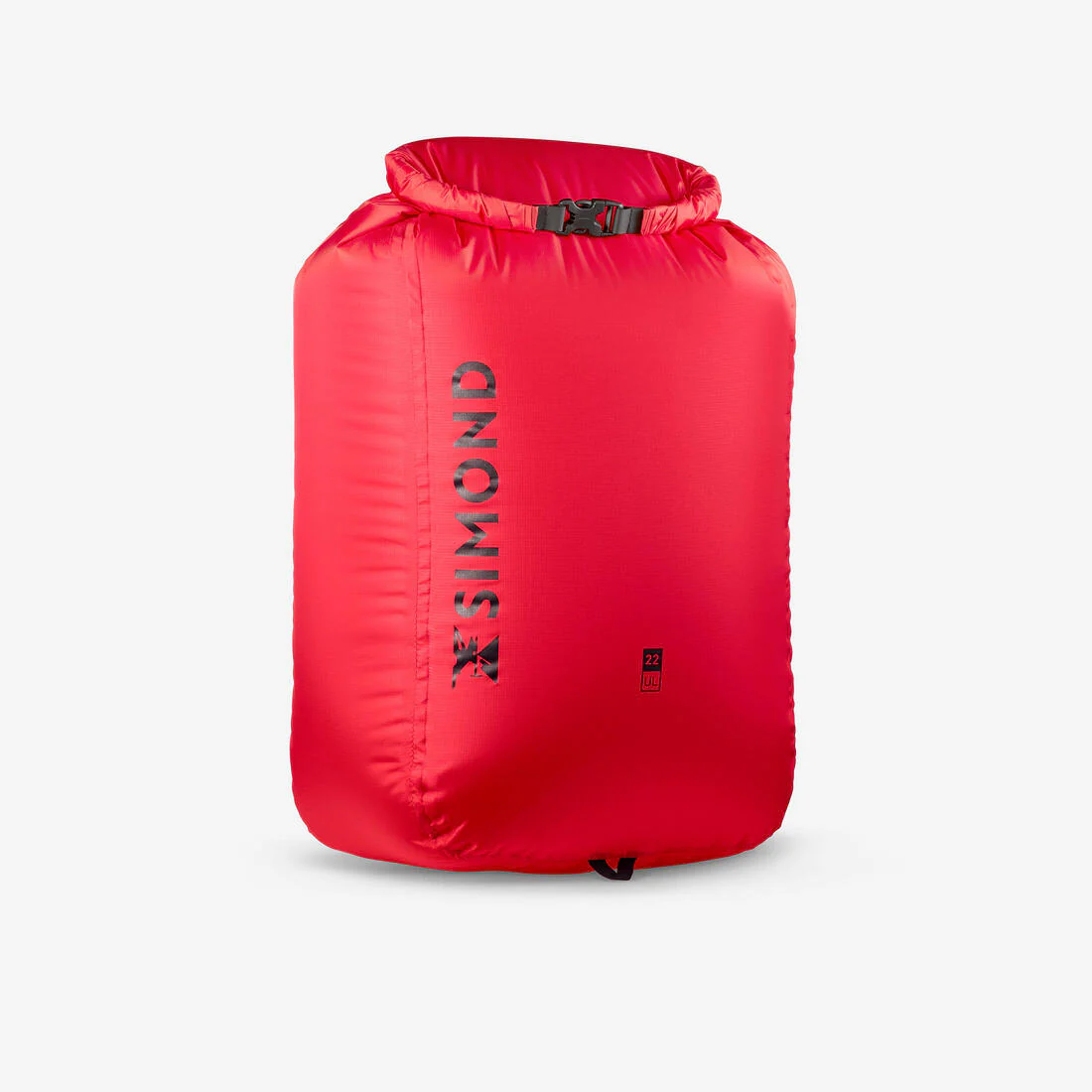 Funda impermeable ultraligera de 22 litros, roja - Imagen 2