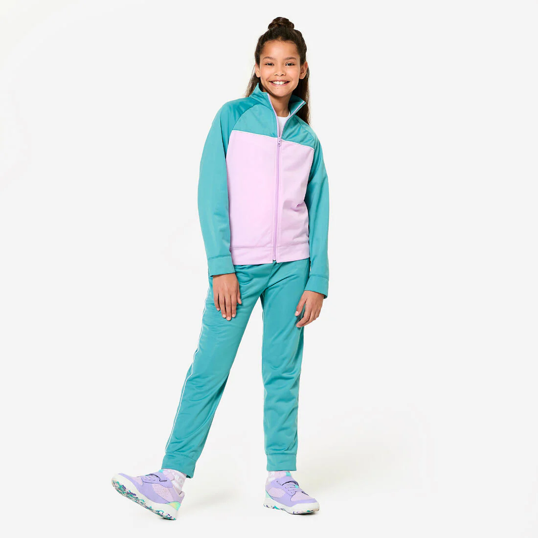 Chándal Niños Azul Rosa Transpirable - Imagen 2