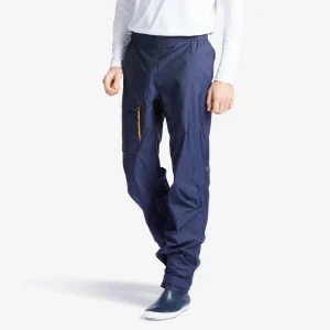 Sobrepantalón impermeable Hombre Sailing 100 azul marino