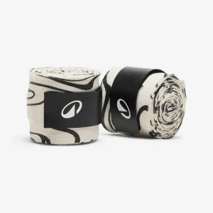 Vendas Boxeo Blanco Roto-Negro Resistentes 3 m