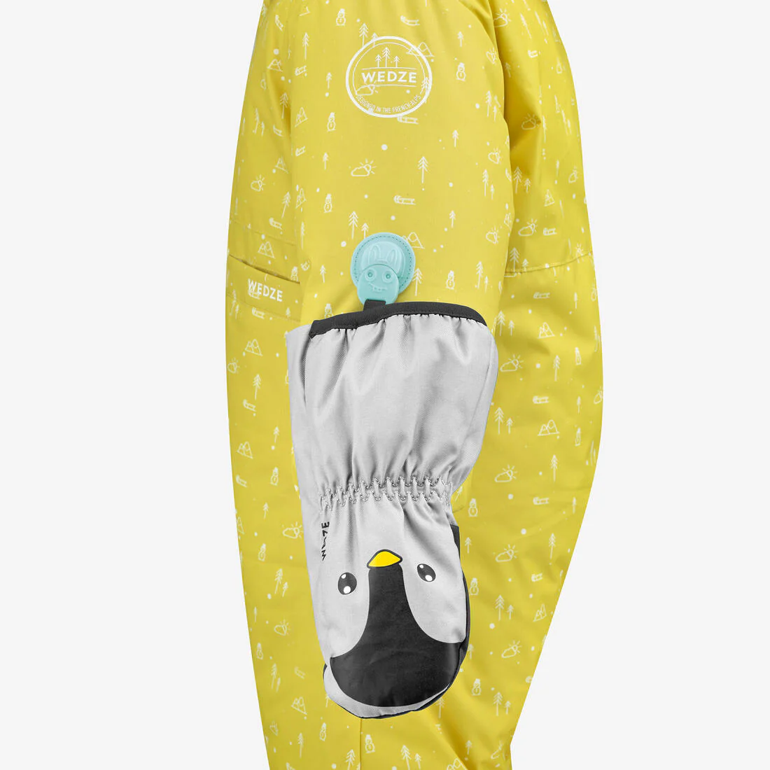 Manoplas de esquí y nieve Bebé Wedze Lugik 500 - Imagen 4