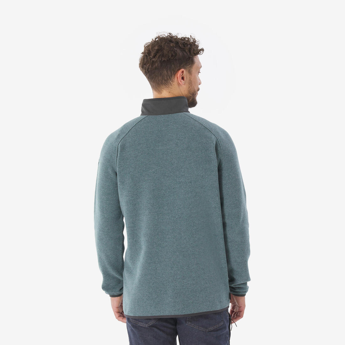 Jersey de montaña y trekking media cremallera Hombre Quechua NH500 - Imagen 5