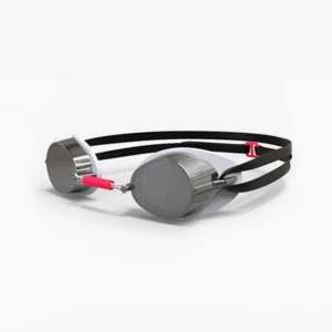 Gafas Suecas Natación Negro-Rojo Cristales Espejo Talla Única