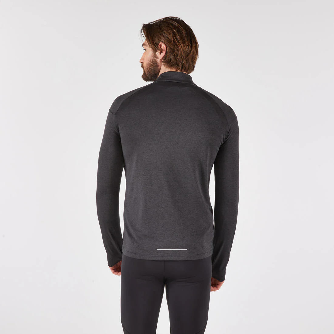 Camiseta manga larga 1/2 cremallera cálida transpirable H Kiprun Run 100 - Imagen 5