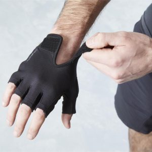 GUANTES GIMNASIO MUSCULACIÓN 100 NEGRO