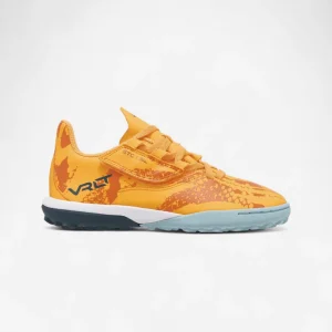 BOTAS DE FÚTBOL VELCRO NIÑO VIRALTO I EASY TURF TF NARANJA