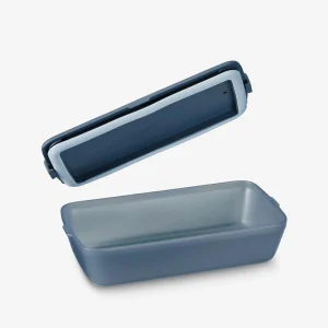 Fiambrera de plástico para conservar alimentos de 1 litro con tapa