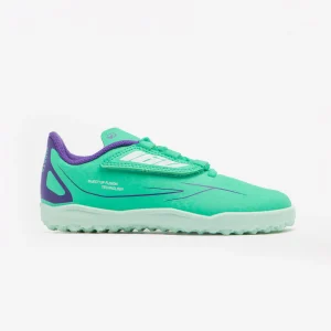 BOTAS DE FÚTBOL NIÑO CON TIRA ADHERENTE 160 EASY TURF