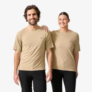 Maillot Ciclismo MTB 500 Beis Manga Corta Transpirable