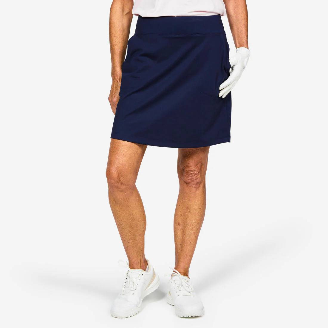 Falda pantalón golf mujer, WW500 azul marino - Imagen 2