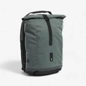 Mochila/Alforja Doble Para Portaequipajes Bici Verde Gris 27 Litros