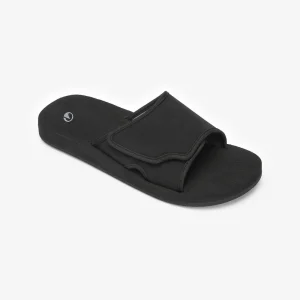 Chanclas Pala Playa Surf Hombre Olaian Negro