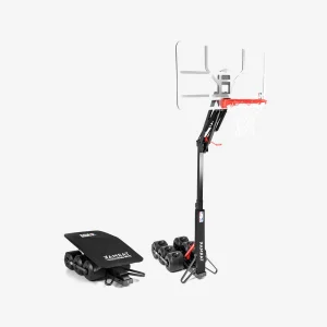 Canasta de baloncesto regulable de 2,10 m a 3,05 m - B900 BOX NBA negro blanco