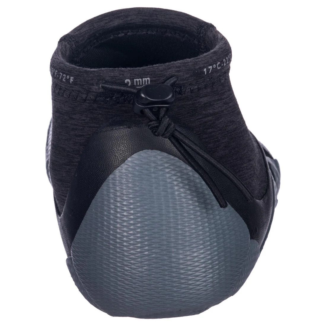 Escarpines Surf Bajos Olaian 500 Adulto Neopreno 2 Mm Gris Negro - Imagen 5