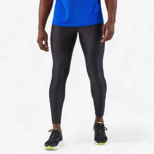 Mallas largas running transpirables Hombre - KIPRUN Run 100 Dry Negro