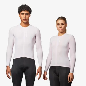 Maillot Anti-UV Ciclismo Carretera RCR 2 Ad Violeta Manga Larga Verano