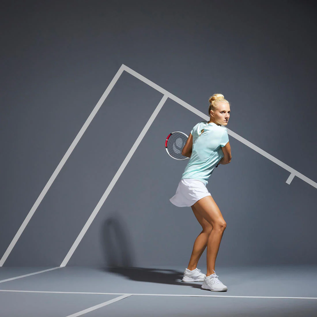 Falda pantalón de tenis mujer Artengo SK Dry 100 - Imagen 6