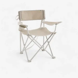 Silla plegable de camping con reposabrazos Quechua Basic XL