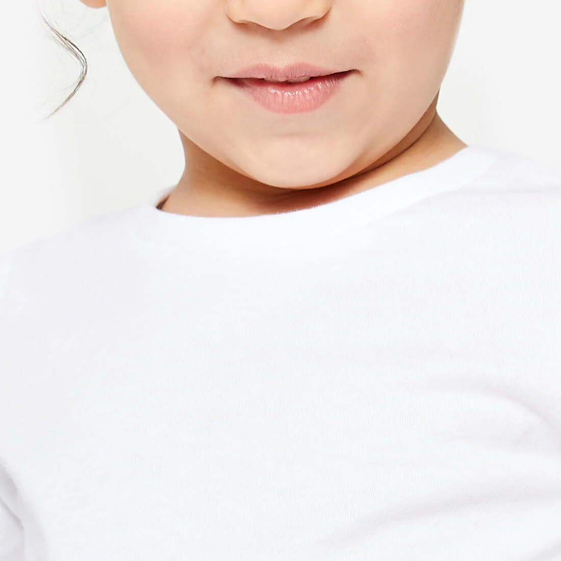 Camiseta gimnasia deportiva manga larga 100% algodón Bebés Domyos 100 blanco - Imagen 4