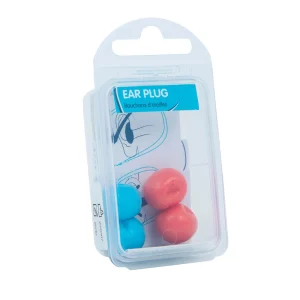 Tapones Oídos Natación Azul-Rosa Blandos