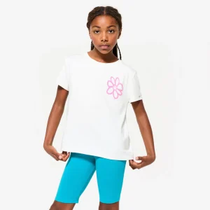 Camiseta Múltiples Deportes Niños Blanco Estampado Algodón