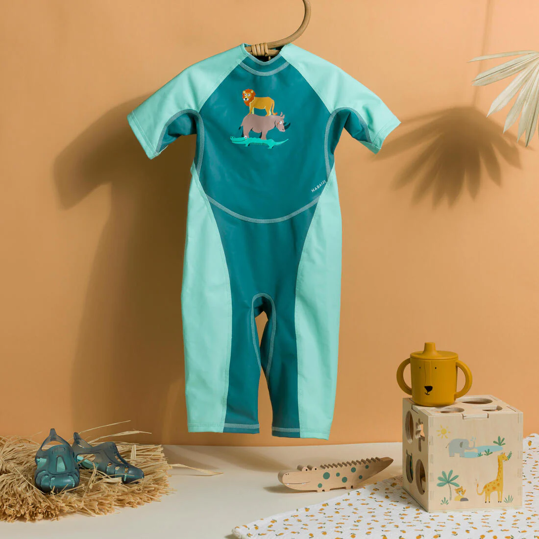 Neopreno Bebé Niños 12m-5A Kloupi UPF50+ verde - Imagen 3