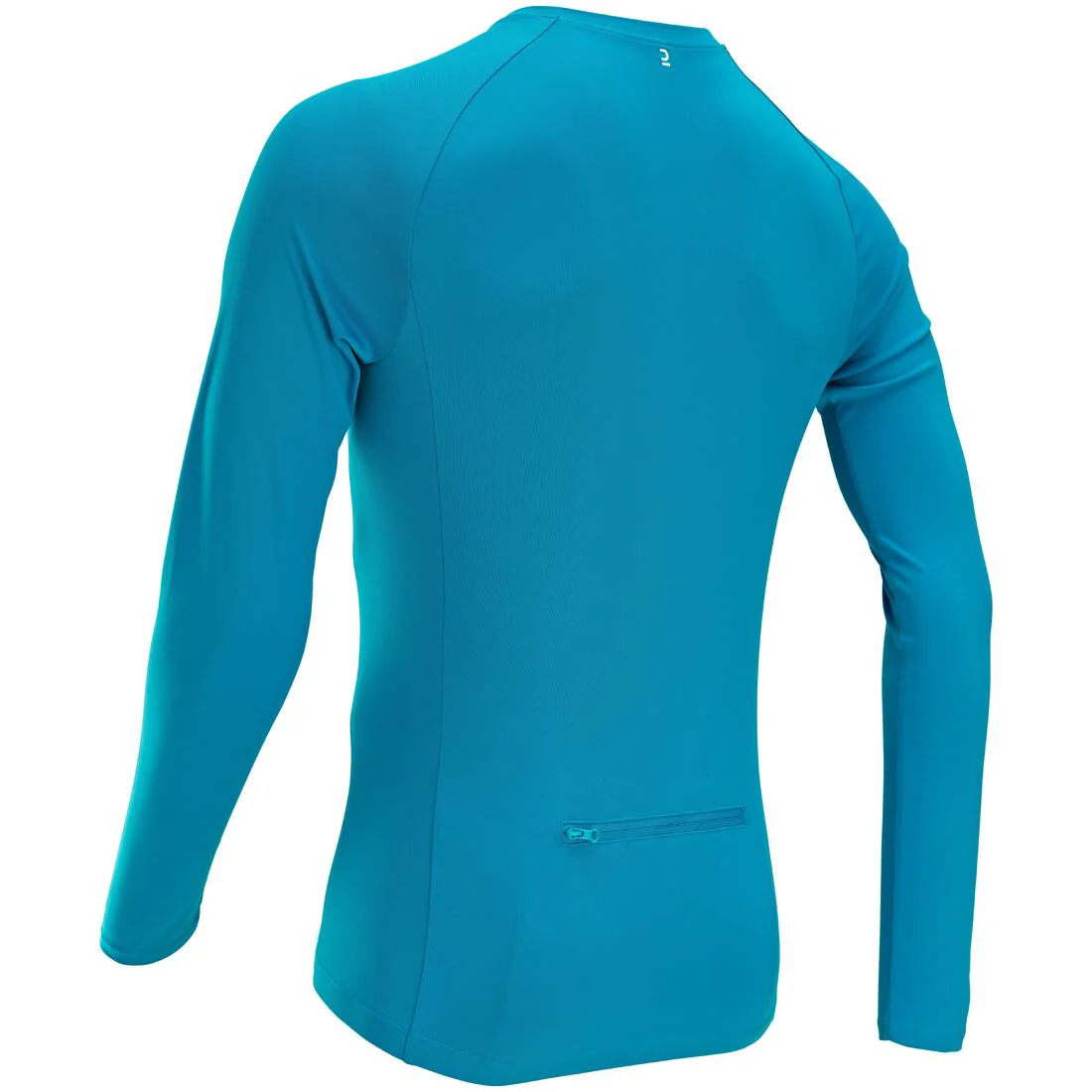 Maillot ciclismo carretera manga larga verano Anti UV hombre Triban azul - Imagen 4