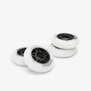 4 Ruedas Patines Oxelo Fit Blanco 80 mm 80 A